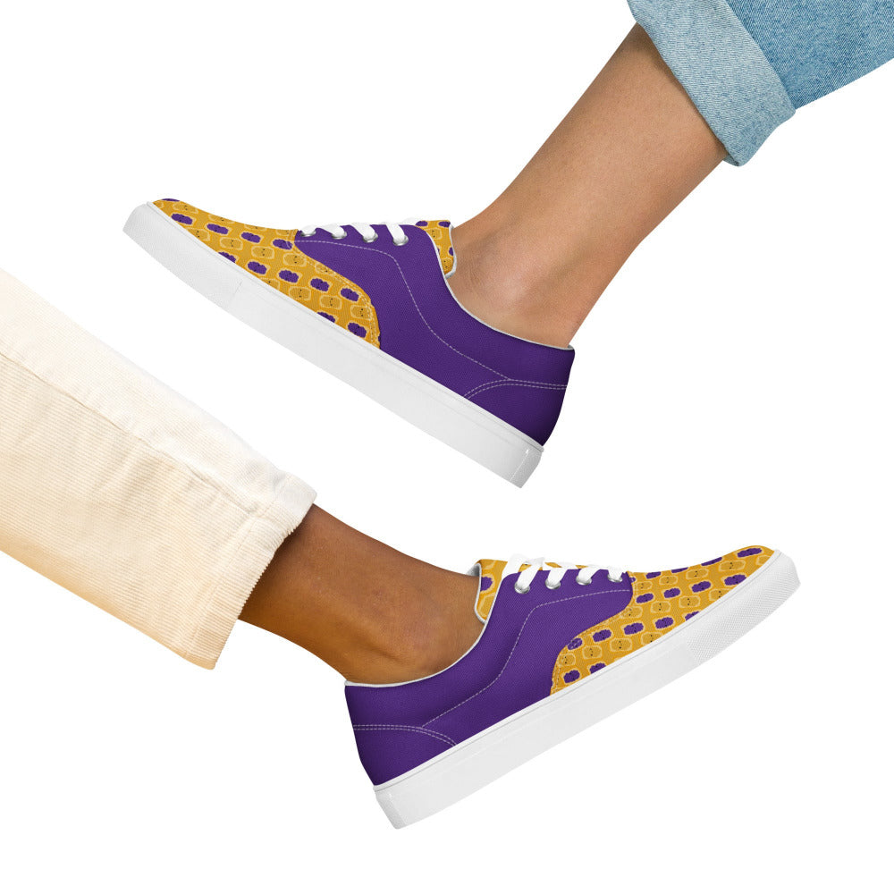 Peanut Butter and Jelly Womens Canvas Sneakers - https://ascensionemporium.net